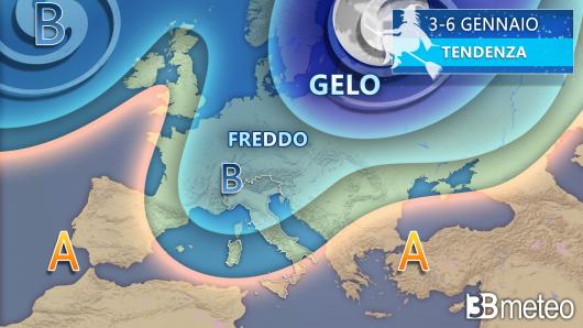 Meteo, possibile tendenza per la Befana