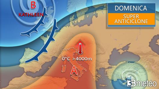 Meteo - Prima domenica di aprile col super anticiclone africano