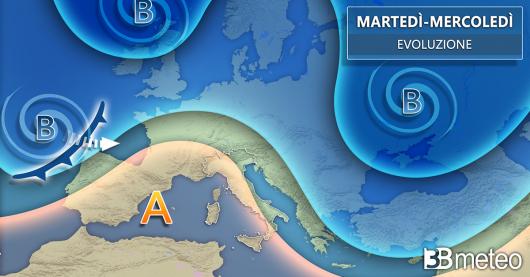 Meteo prima parte della settimana