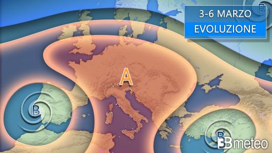 Meteo prima parte della settimana