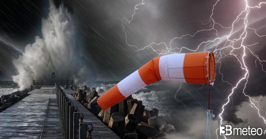 Meteo - Prima parte della settimana di Pasqua con pioggia e vento forte