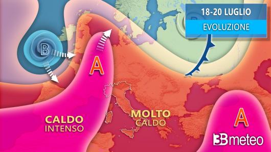 Meteo, primi giorni della settimana