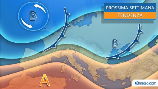 Meteo prossima settimana