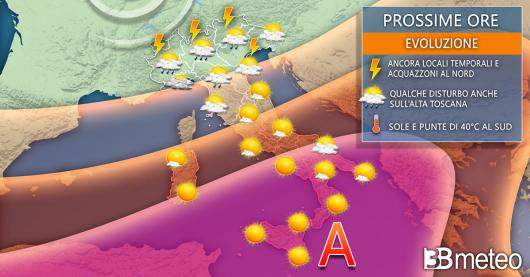Meteo prossime ore