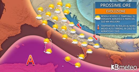 Meteo prossime ore