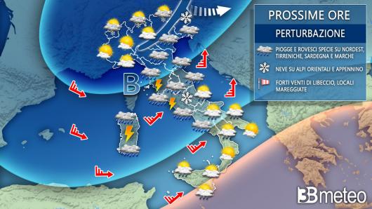 Meteo prossime ore