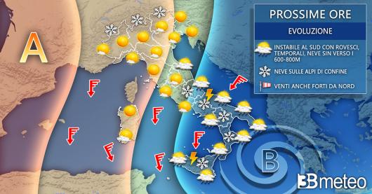 Meteo prossime ore