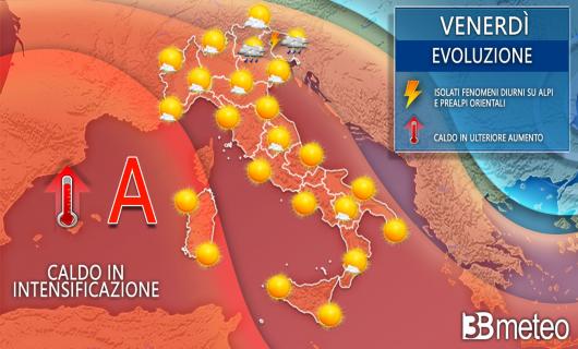 Meteo prossime ore