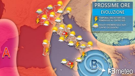 Meteo prossime ore