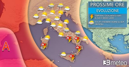 Meteo prossime ore