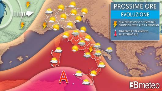 Meteo prossime ore