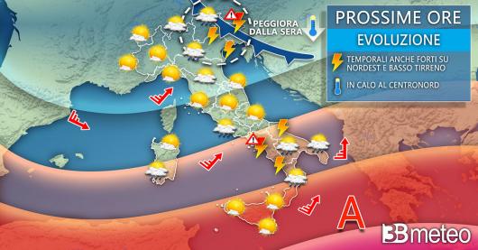 Meteo prossime ore