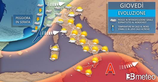 Meteo prossime ore