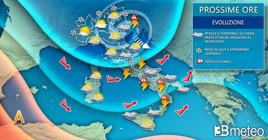 Meteo prossime ore