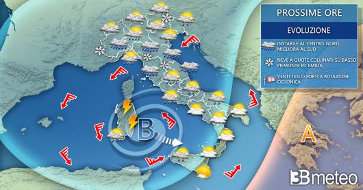 Meteo prossime ore