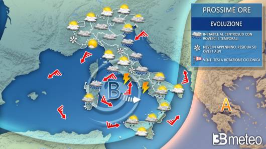 Meteo prossime ore