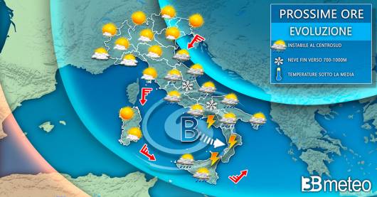Meteo prossime ore