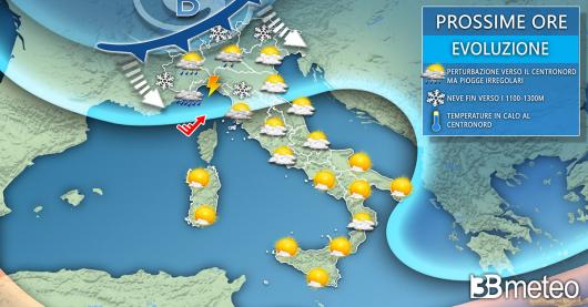 Meteo prossime ore