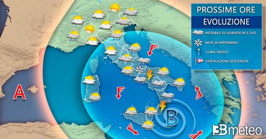 Meteo prossime ore