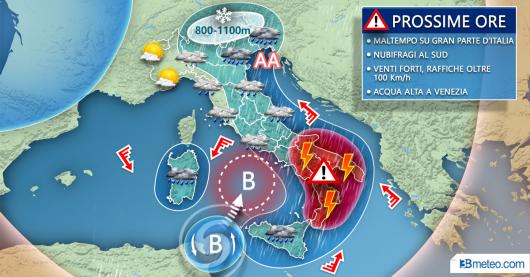 Meteo prossime ore