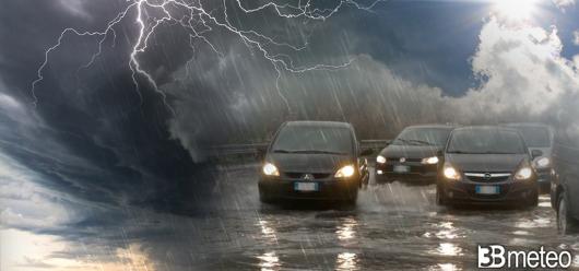 Meteo - prossime ore con piogge e temporali