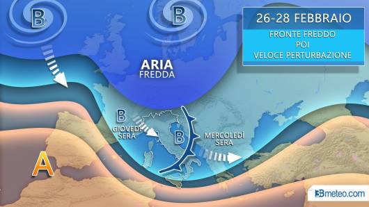 Meteo prossimi giorni, fino a venerdì