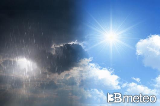 Meteo, residue piogge al Sud, pressione in aumento da ovest