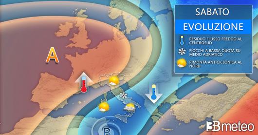 Meteo sabato 16 dicembre