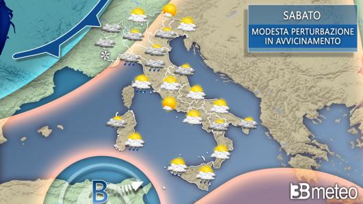 Meteo sabato