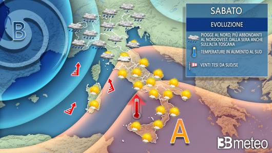 Meteo sabato