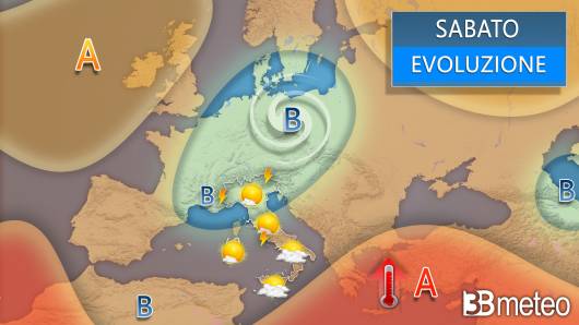 Meteo sabato
