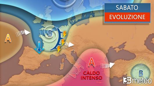 Meteo sabato