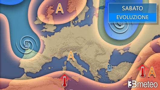 Meteo sabato