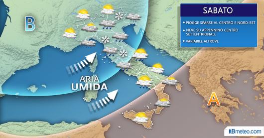 Meteo sabato