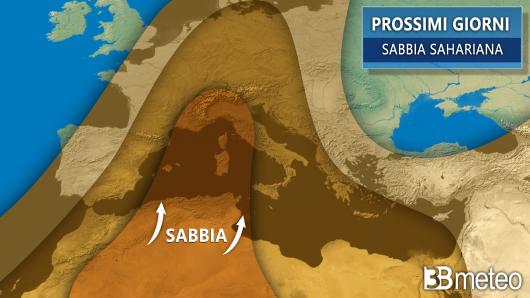 Meteo, sabbia del deserto al top dopo met settimana e fino al weekend di Pasqua