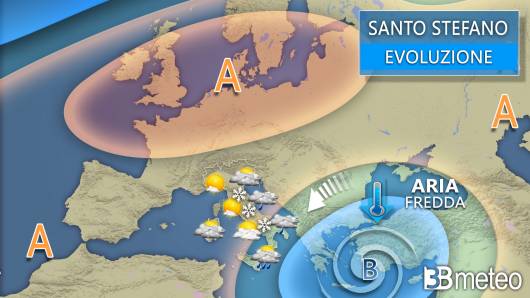 Meteo Santo Stefano giovedì 26 dicembre