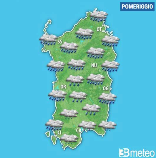 Meteo Sardegna - 1 Maggio con il Maltempo