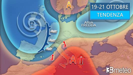 Meteo - Seconda parte della settimana