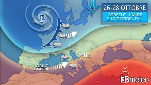 Meteo - Seconda parte della settimana