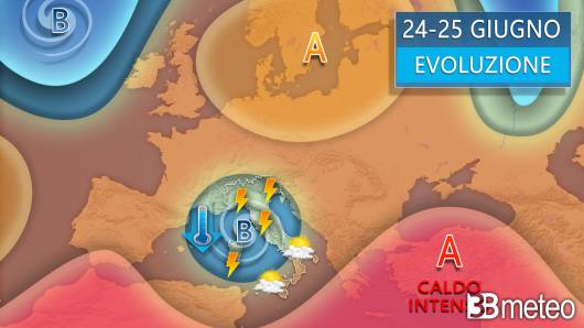  Meteo - Sinottica 24-25 giugno