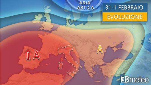 Meteo Sinottica 31-1 febbraio