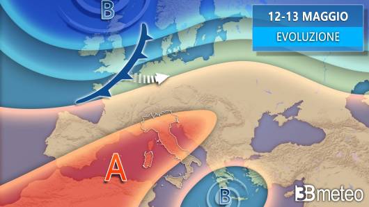 Meteo sinottica giovedì-venerdì 