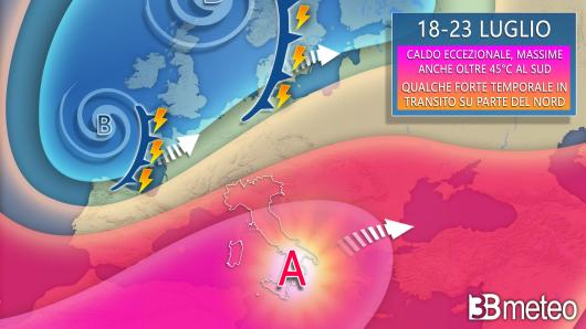 Meteo - Sinottica prossimi giorni