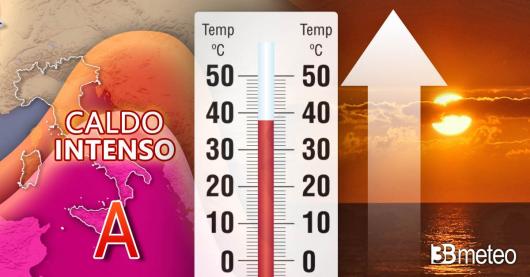 Meteo temperature, caldo intenso in arrivo sull'Italia, punte anche superiori ai 40°C