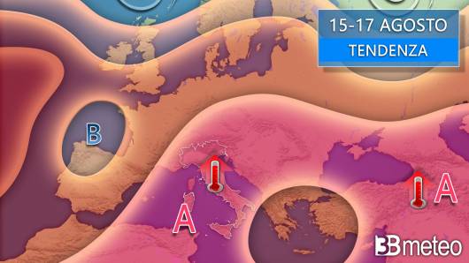 Meteo tendenza 15-17 agosto
