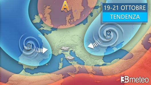 Meteo - Tendenza 19-21 ottobre
