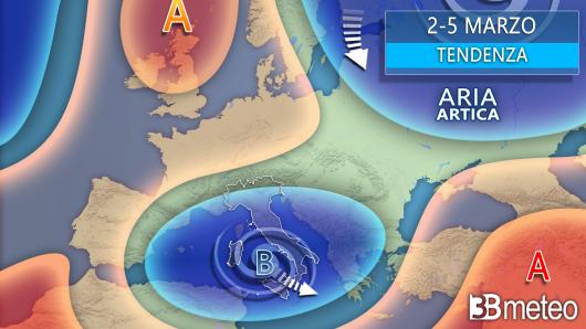 Meteo Tendenza 2-5 marzo