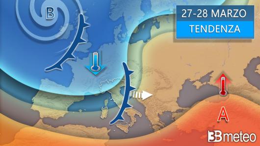 Meteo - Tendenza 27-28 marzo