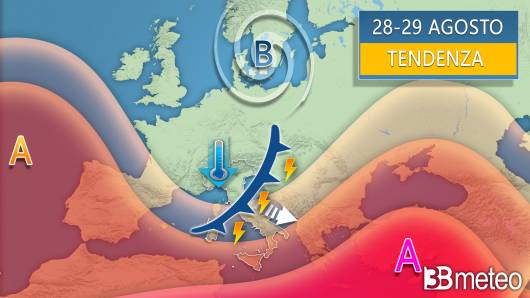 Meteo - Tendenza 28-29 agosto