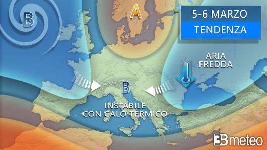 Meteo - Tendenza 5-6 marzo